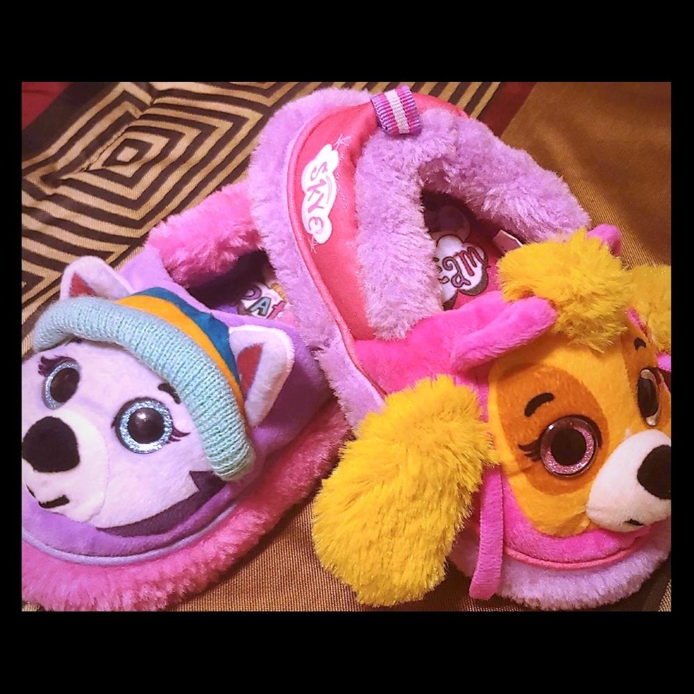 Fun Girly Paw Patrol House Slippers